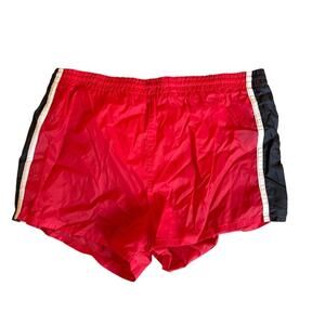 Men's Red Vintage TRAX Running Shorts - Size 32/34